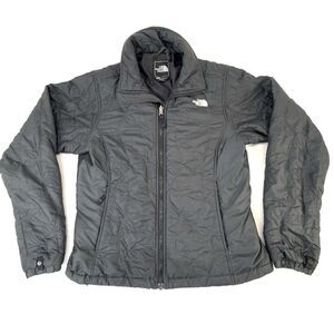 The North Face Black Quilted Full Zip Light Weight Jacket Women's Size M